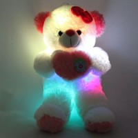 124491 Игрушка светящаяся "Медведь" 38 см HP-019